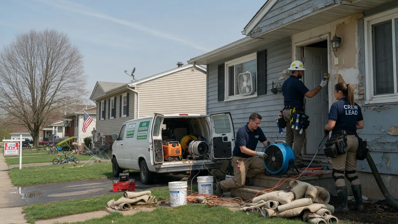 Flood Cleanup in Neshanic Station, NJ near me